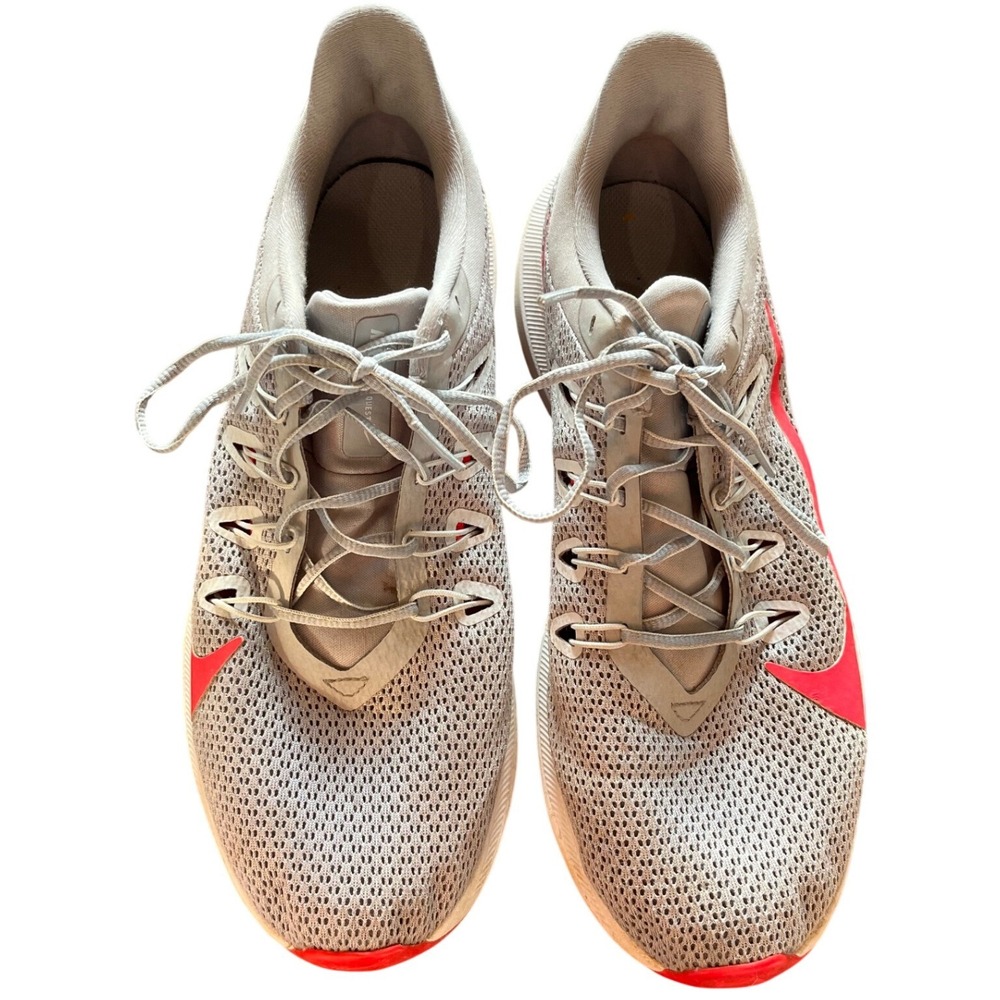 Nike Quest 2 Running Shoes Women Grey Crimson Pink CI3803-005 Size 8.5